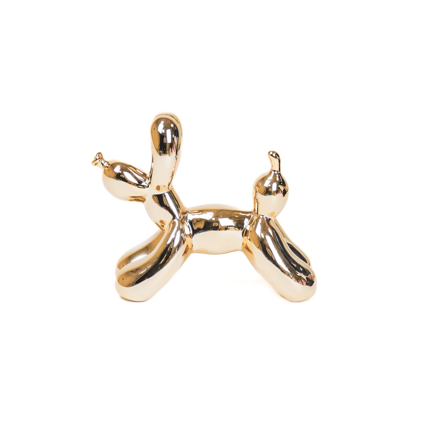 Ornament - Balloon Dog - Ceramic - Gold - 18x7x14,5cm
