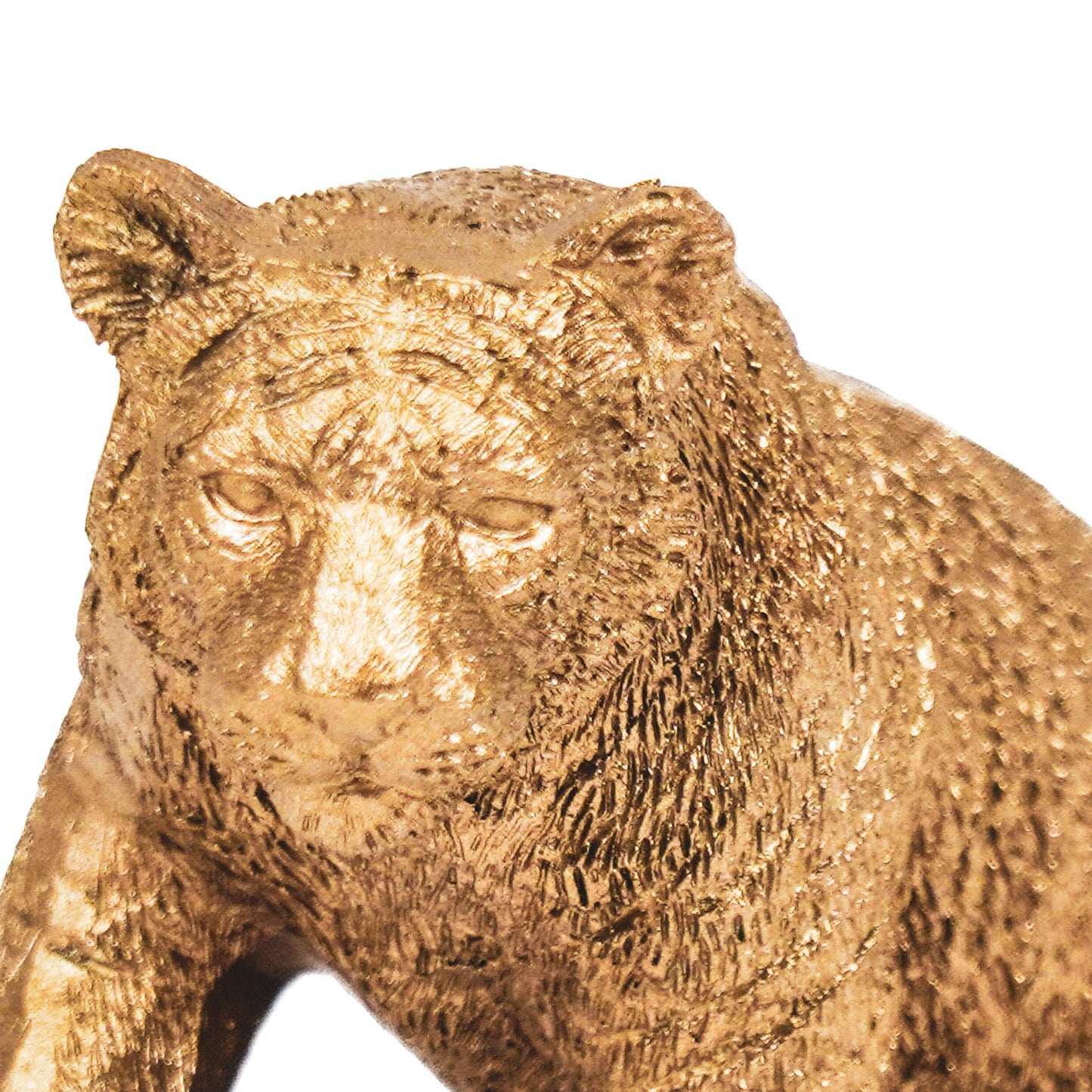HV Tiger Figurine - Gold - 10,6x6,5x9,5cm