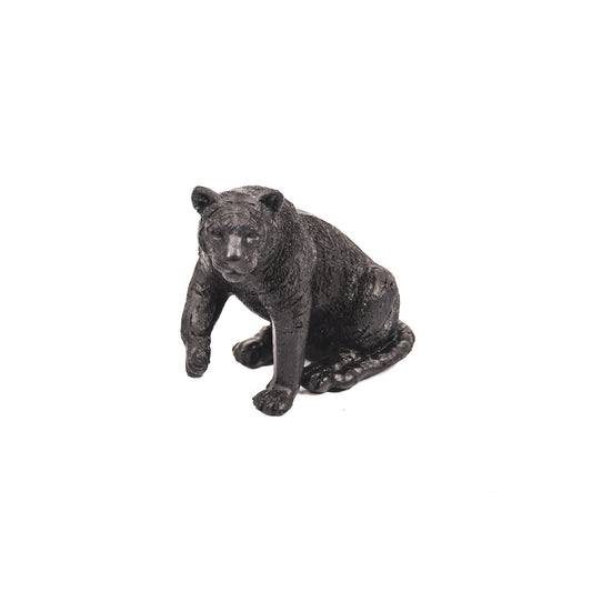 Housevitamin Tiger Figurine - Black - 10,6x6,5x9,5cm