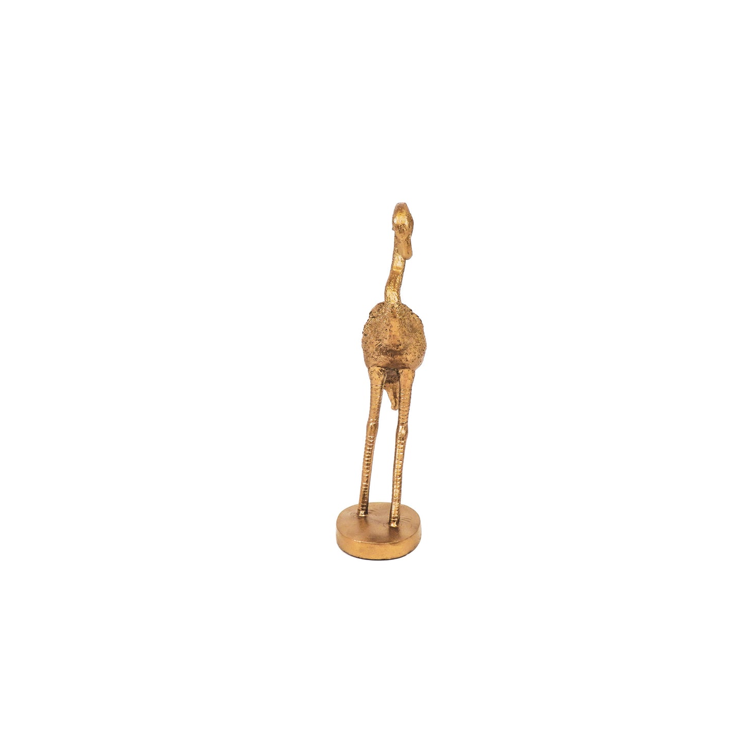 HV Flamingo Figurine - Gold - 12x8x31cm