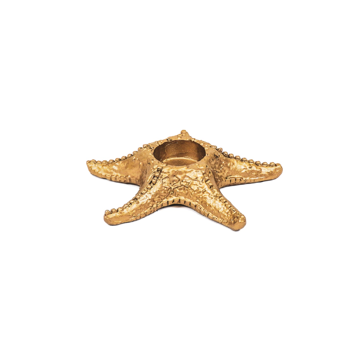 HV Starfish Tealight holder - Gold - 16x14x3,5cm