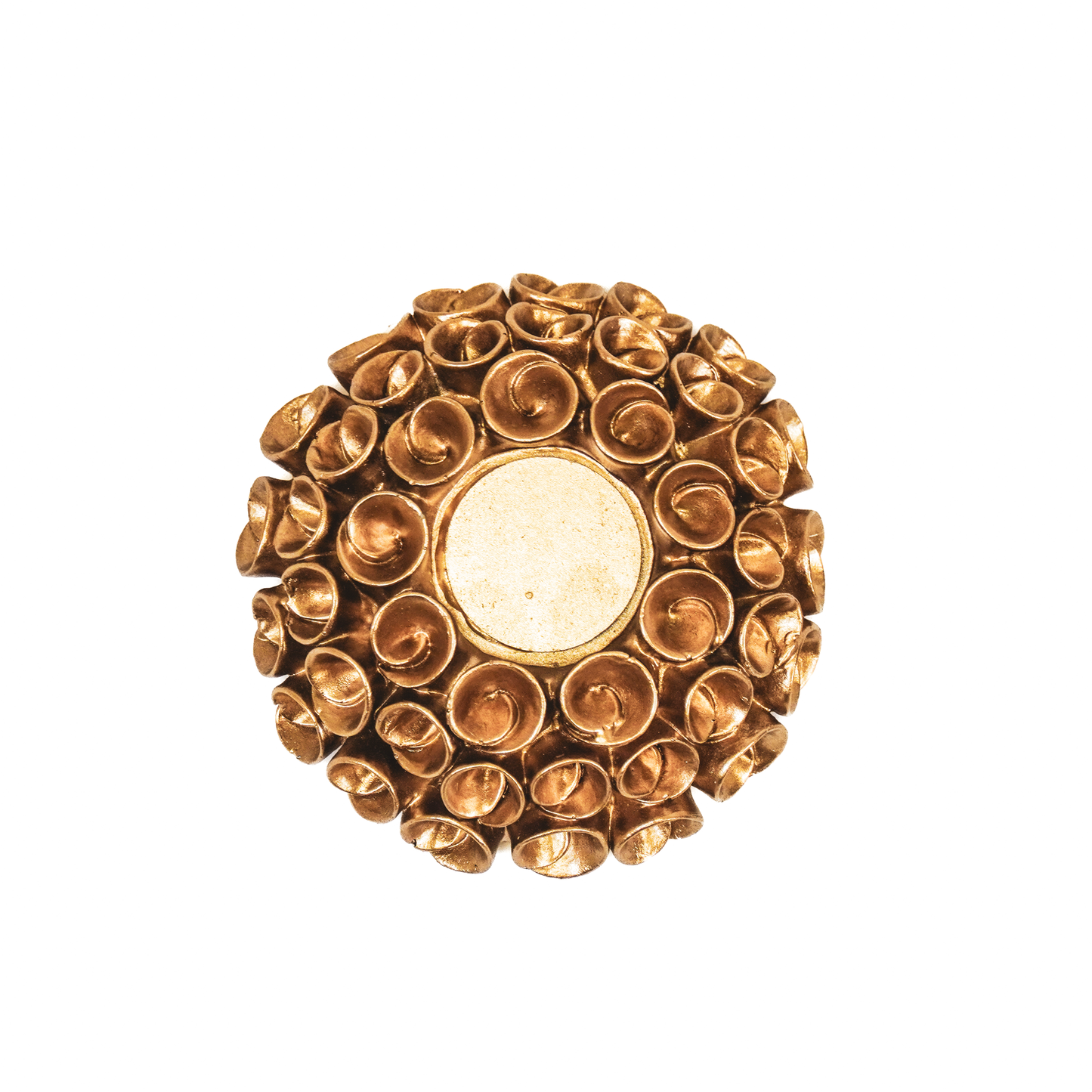 Housevitamin Coral Candle holder - Gold - 13x3x5cm