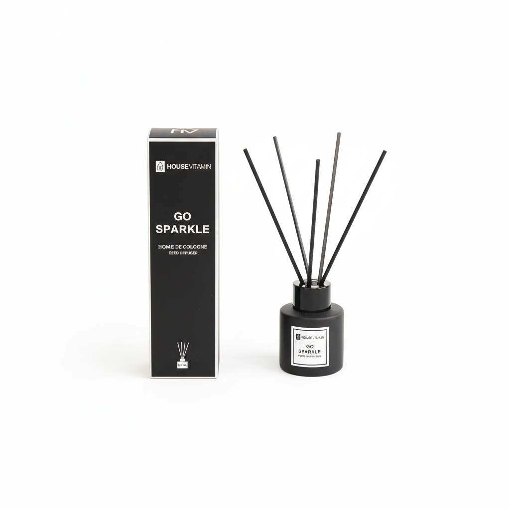 Reed Diffuser - Glass/ Fibre- 50 ml - Go Sparkle
