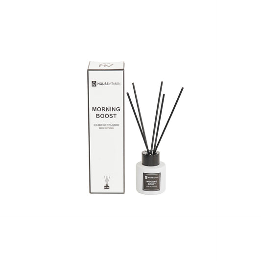 Reed Diffuser -Glass/ Fibre- 50 ml - Morning Boost