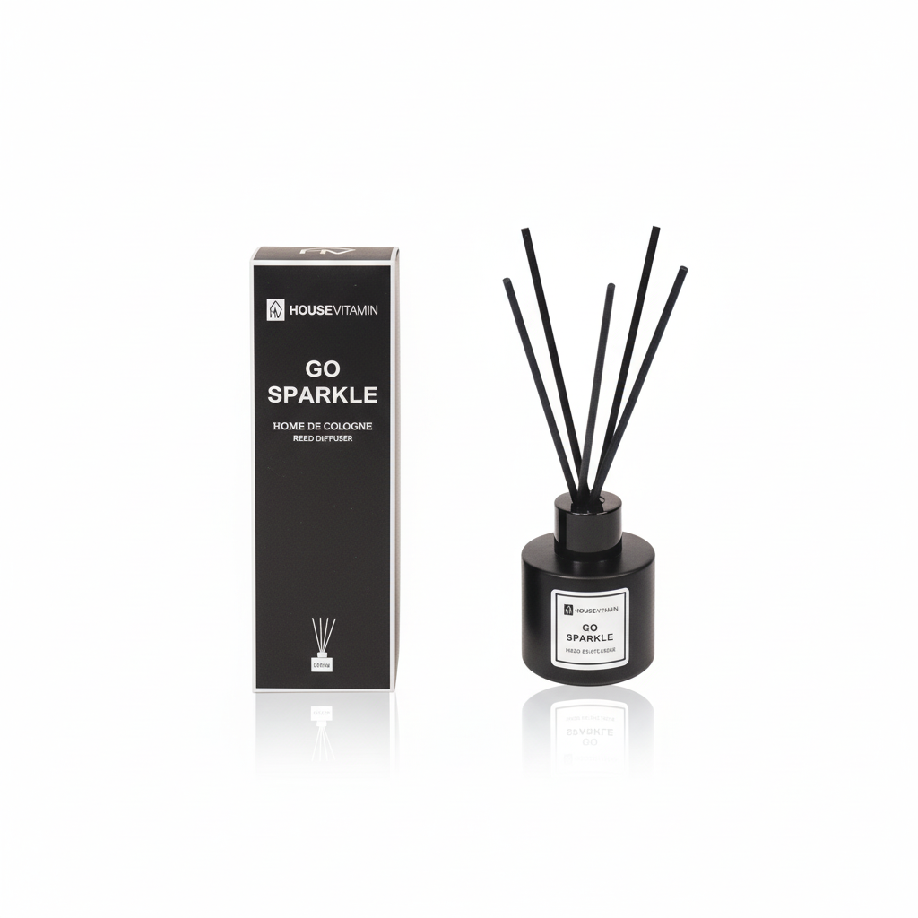 Reed Diffuser - Glass/ Fibre - 30 ml - Go Sparkle