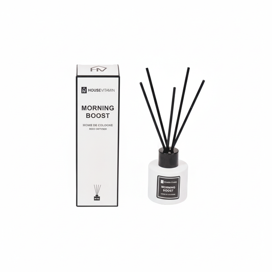 Reed Diffuser -Glass/ Fibre - 30 ml - Morning Boost
