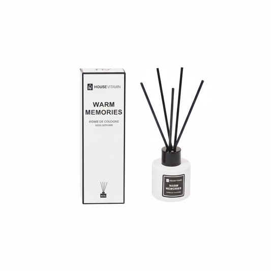 Reed Diffuser - Glass/ Fibre - 30 ml - Warm memories