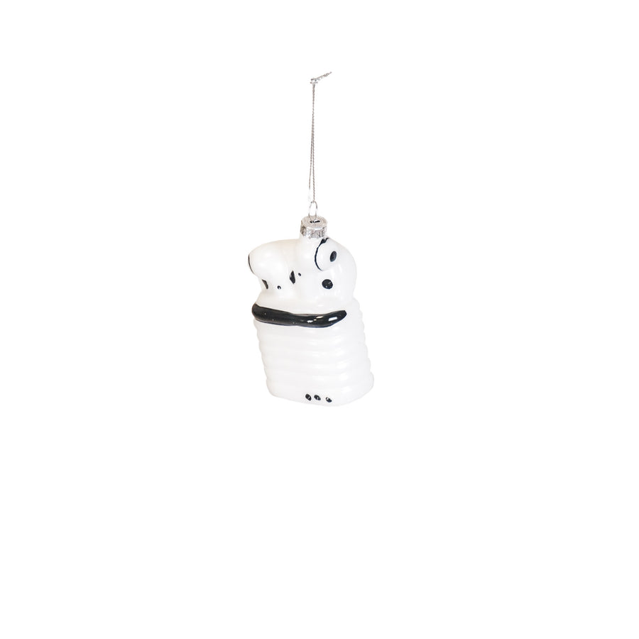 Ornament Xmas Hanger  - Airpods - Glass - 6,5x3,5x10,5cm
