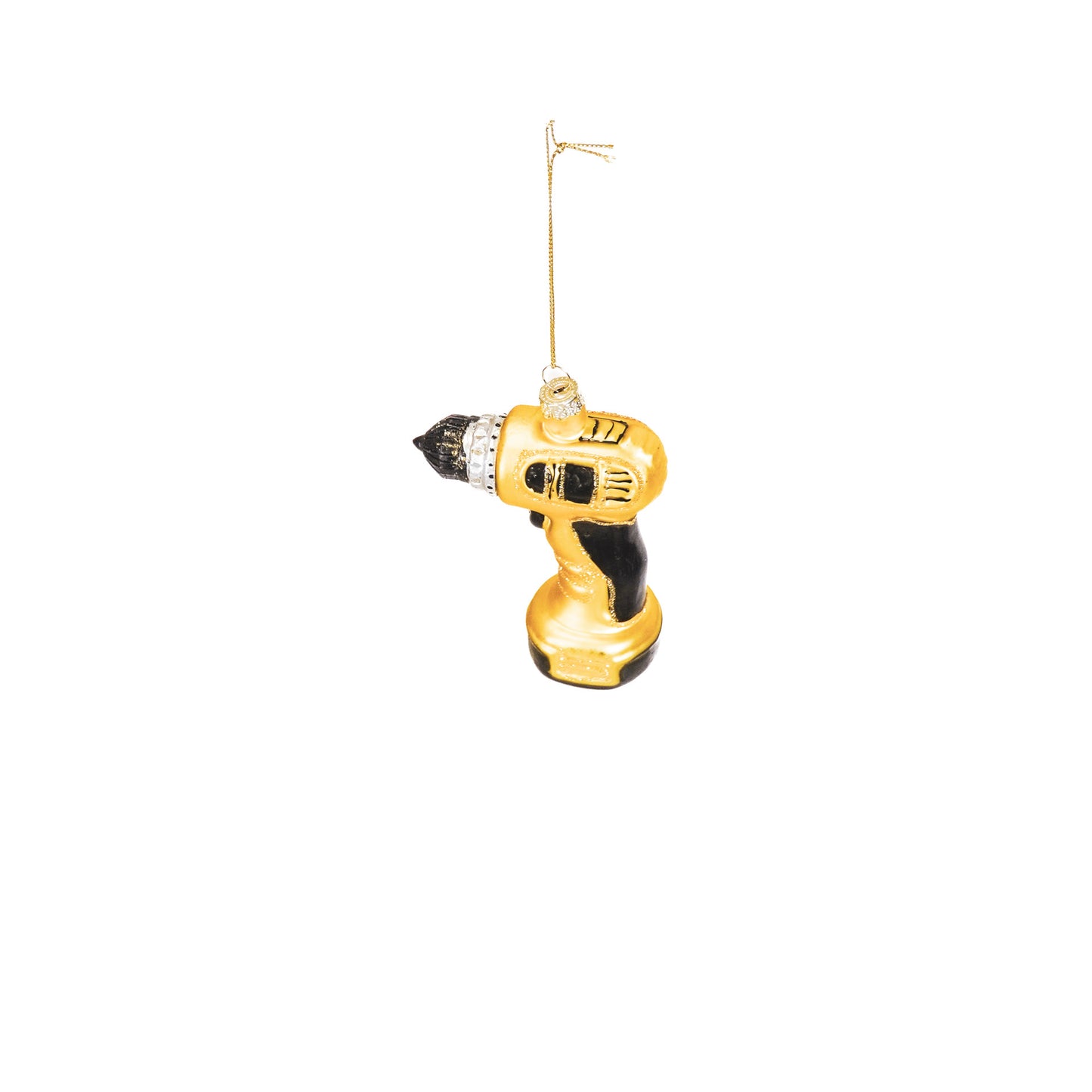 Ornament - Xmas Hanger - Drill -Glass - 8x4x10,5cm