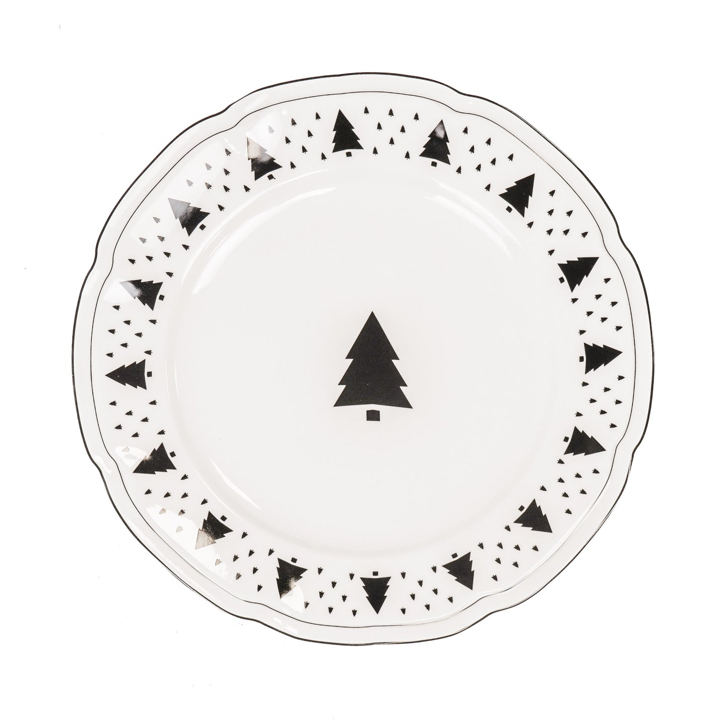 Plate - Xmas Tree - Newbone China - 26x26x1,5cm