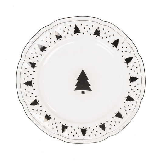 Plate - Xmas Tree - Newbone China - 26x26x1,5cm