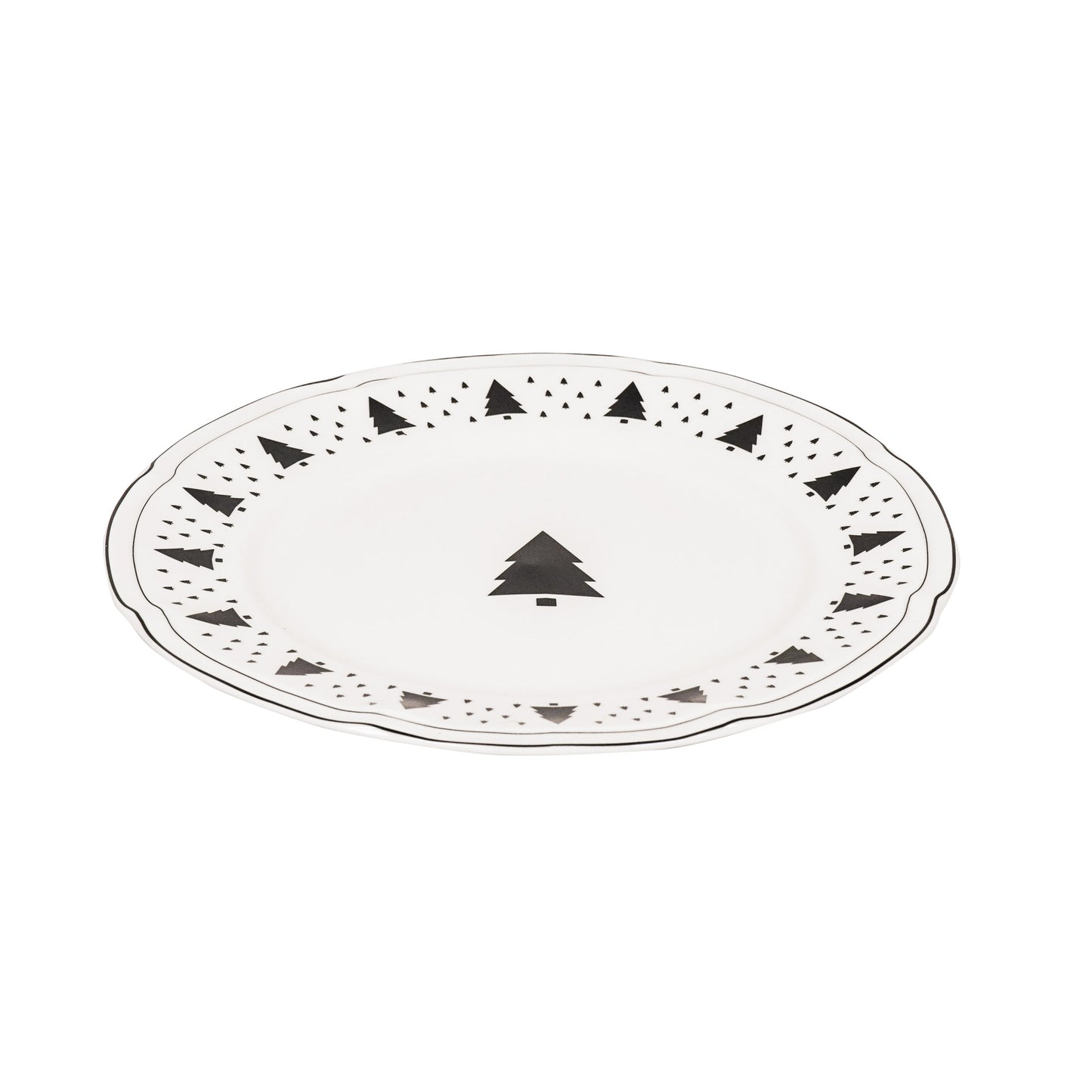 Plate - Xmas Tree - Newbone China - 26x26x1,5cm