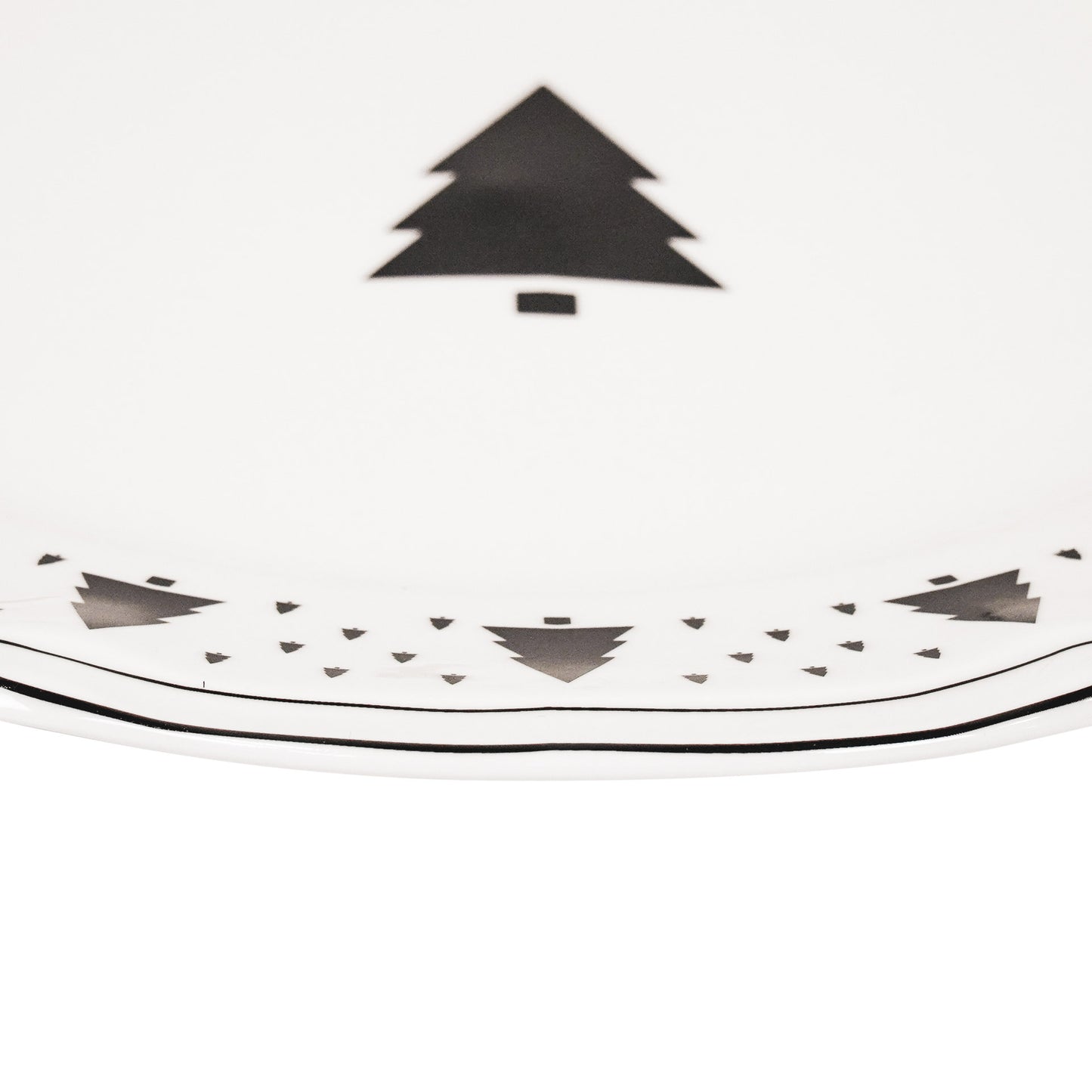 Plate - Xmas Tree - Newbone China - 26x26x1,5cm