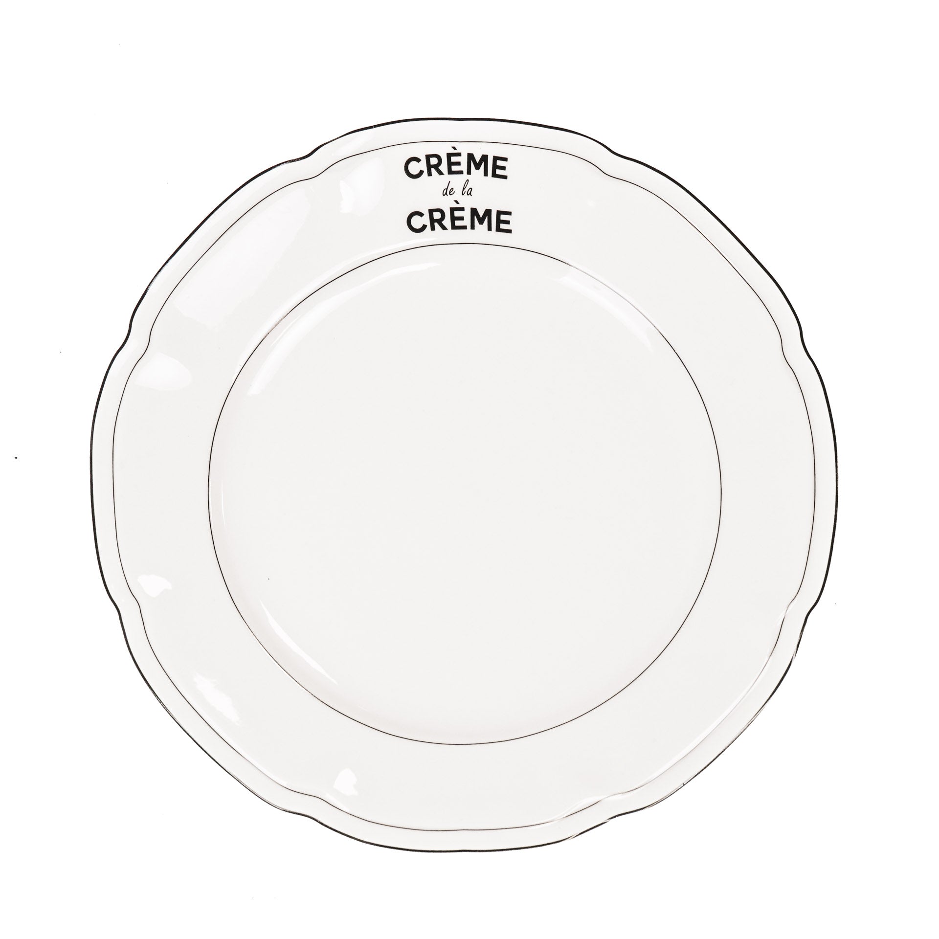 Plate - Creme de la Creme - Newbone China - 26x26x1,5cm
