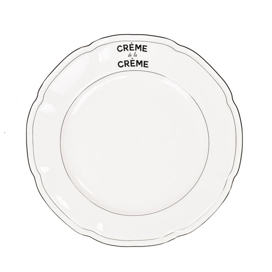 Plate - Creme de la Creme - Newbone China - 26x26x1,5cm