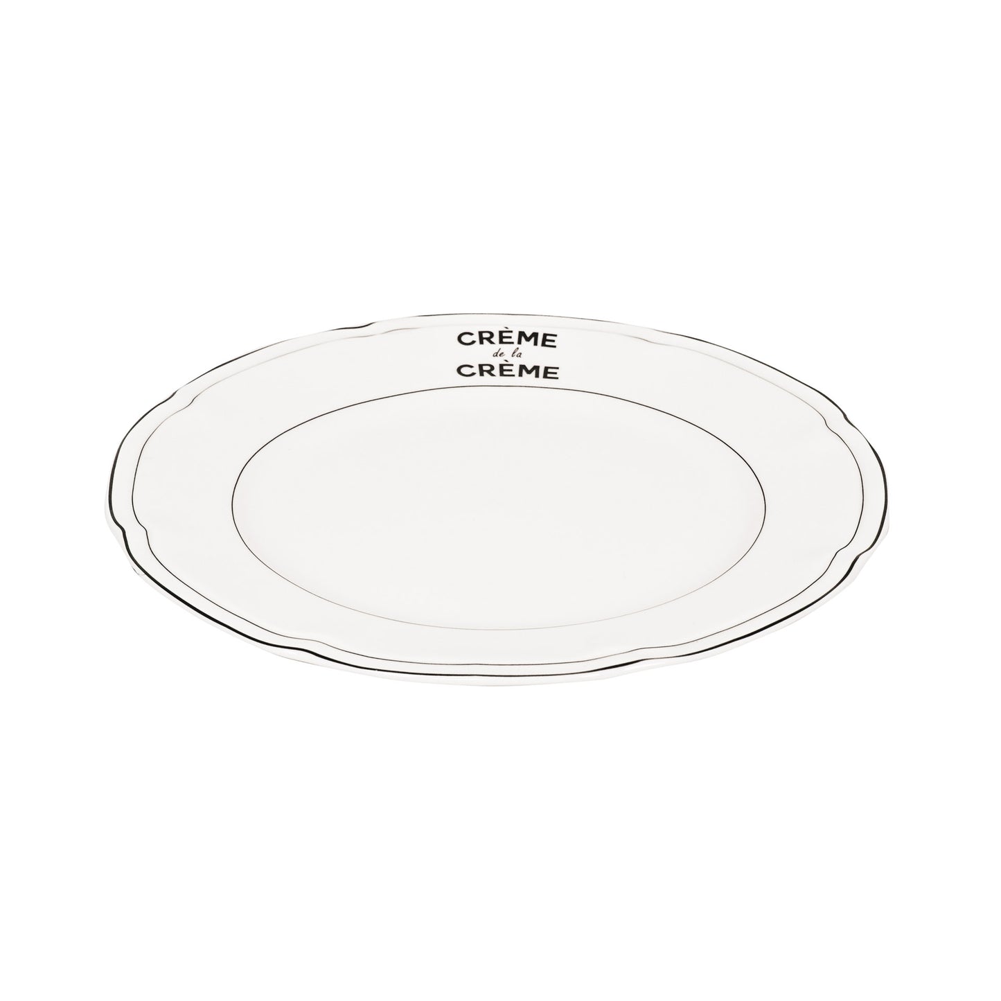 Plate - Creme de la Creme - Newbone China - 26x26x1,5cm