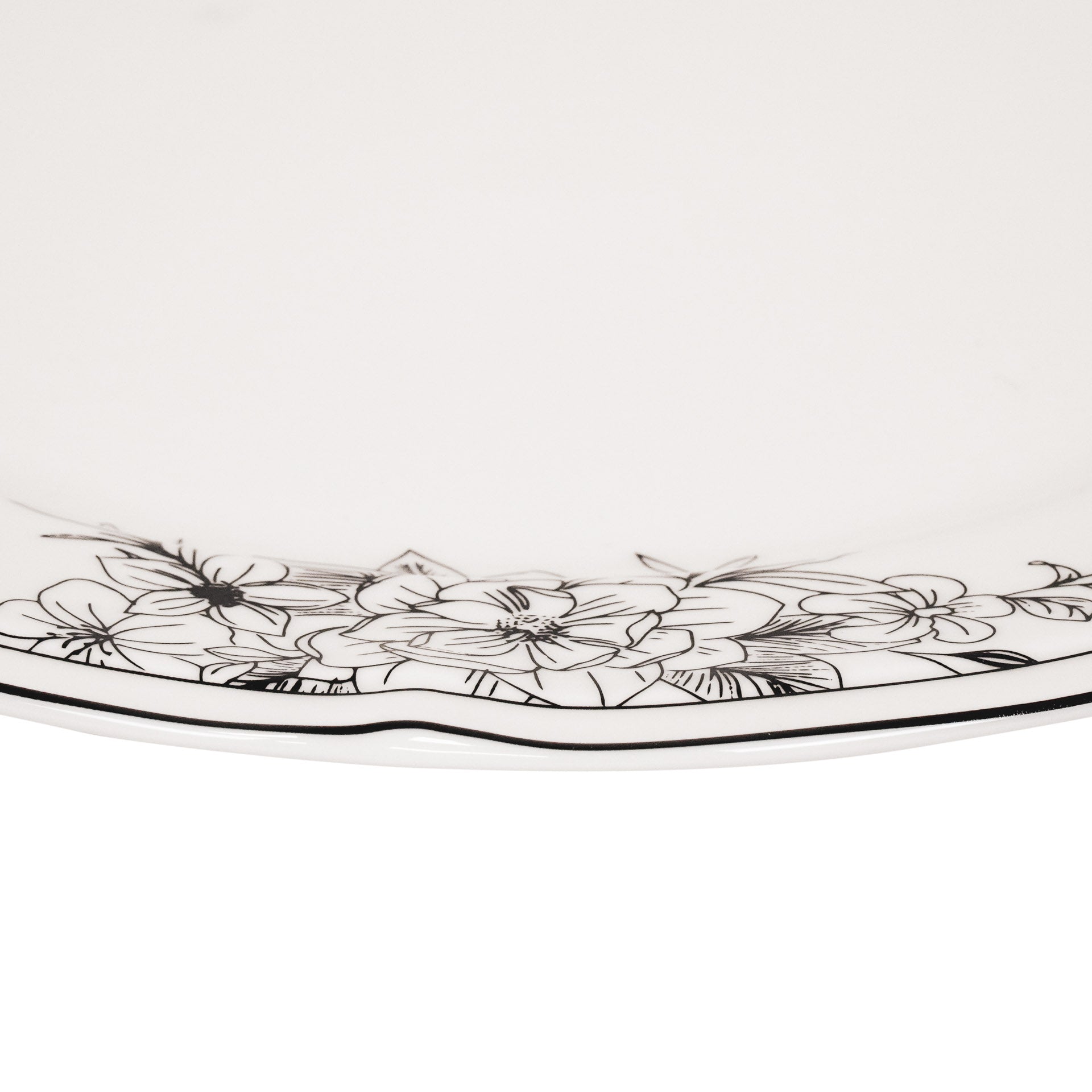 Plate - Les Fleurs - Newbone China - 26x26x1,5cm