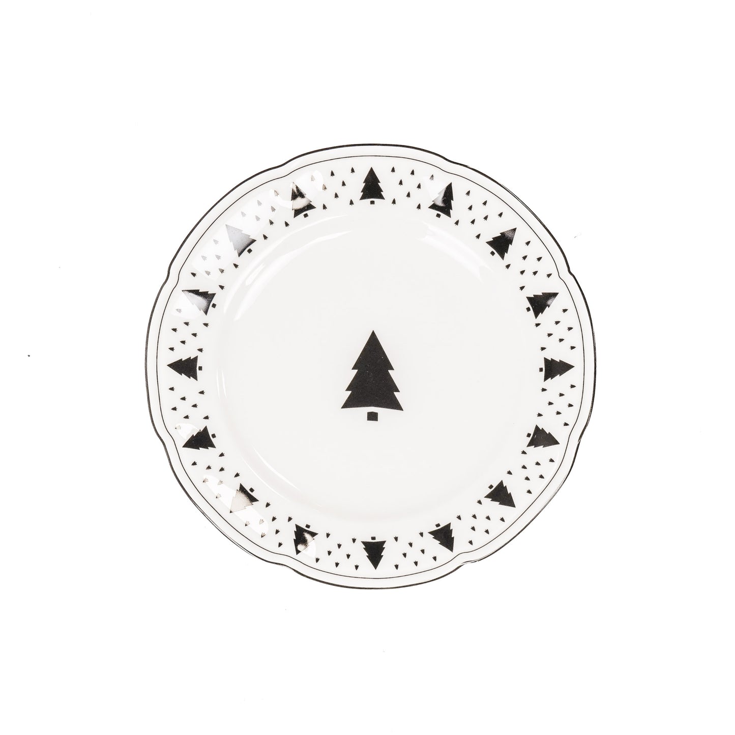 Plate - Xmas Tree - Newbone China - 19,5x19,5x1,2cm