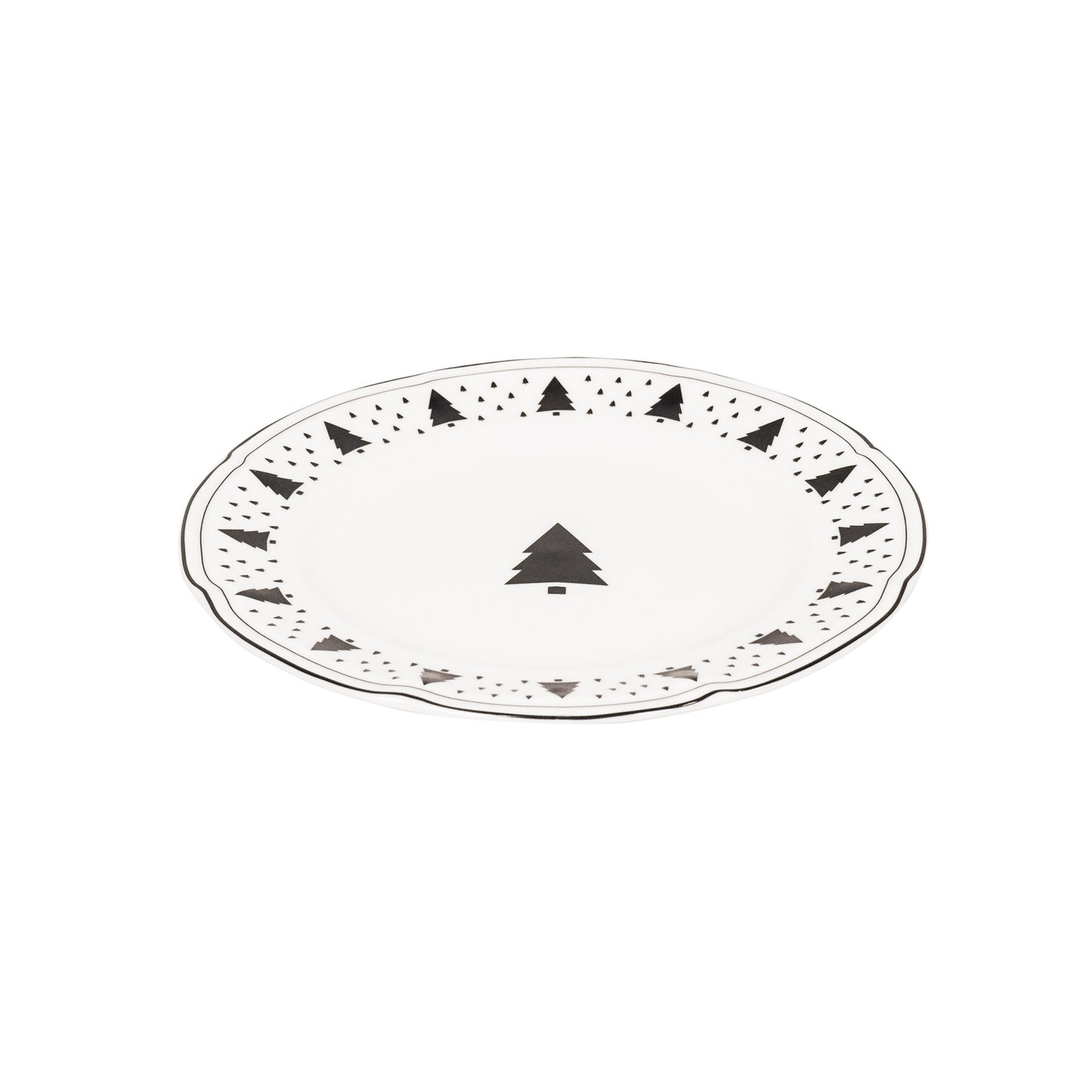 Plate - Xmas Tree - Newbone China - 19,5x19,5x1,2cm