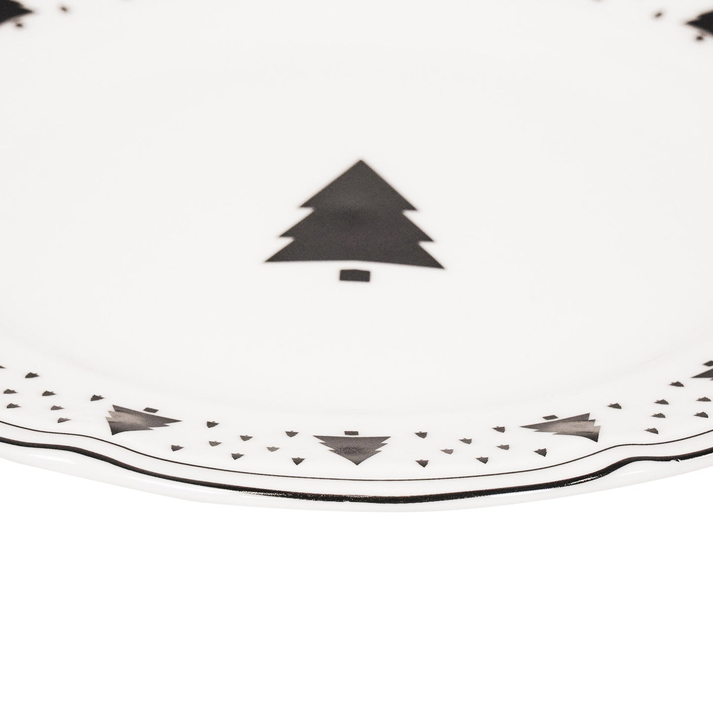 Plate - Xmas Tree - Newbone China - 19,5x19,5x1,2cm