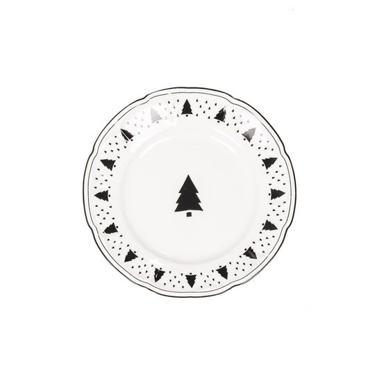 Plate - Xmas Tree - Newbone China - 10x15x1,5cm