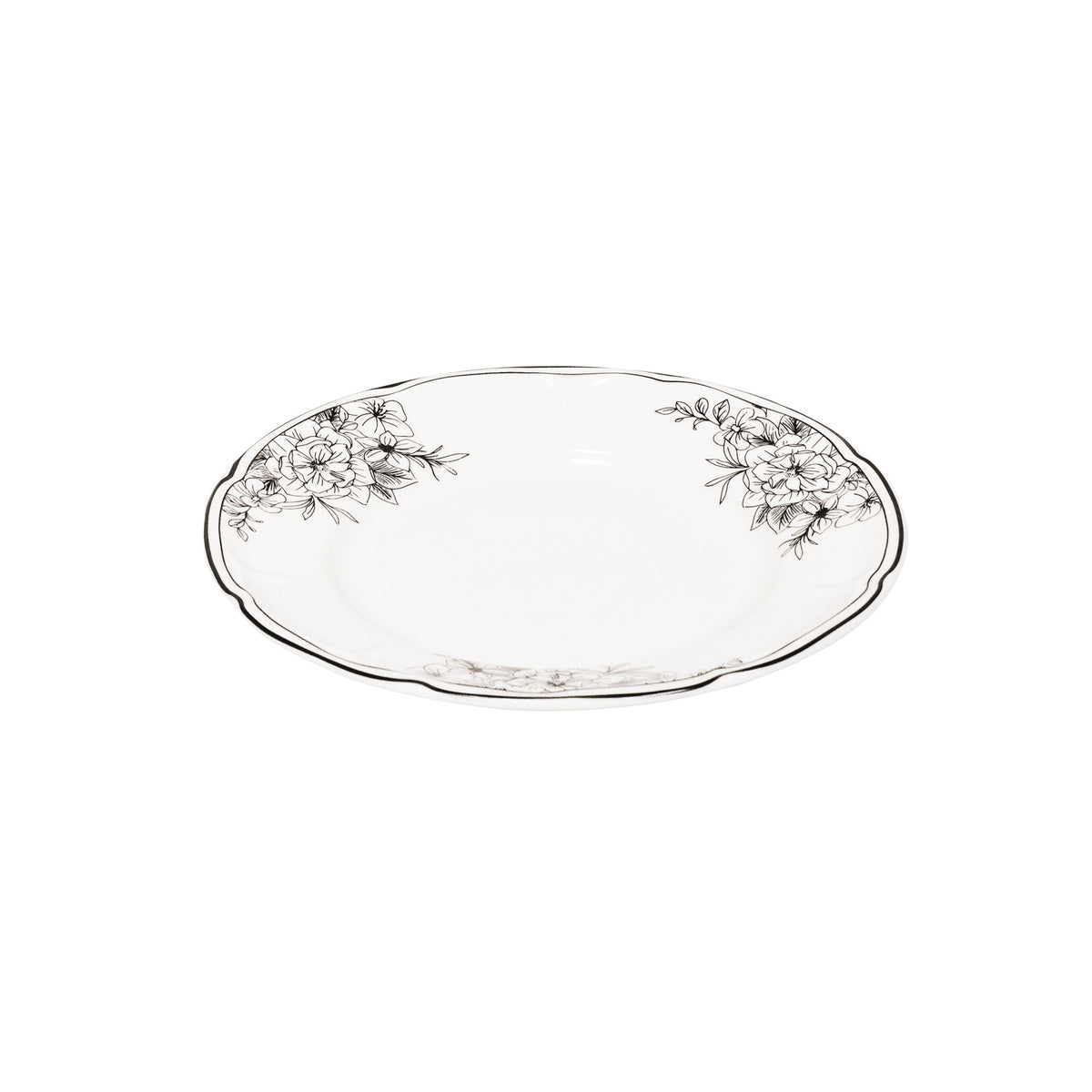 Plate - Les Fleurs - Newbone China - 10x15x1,5cm