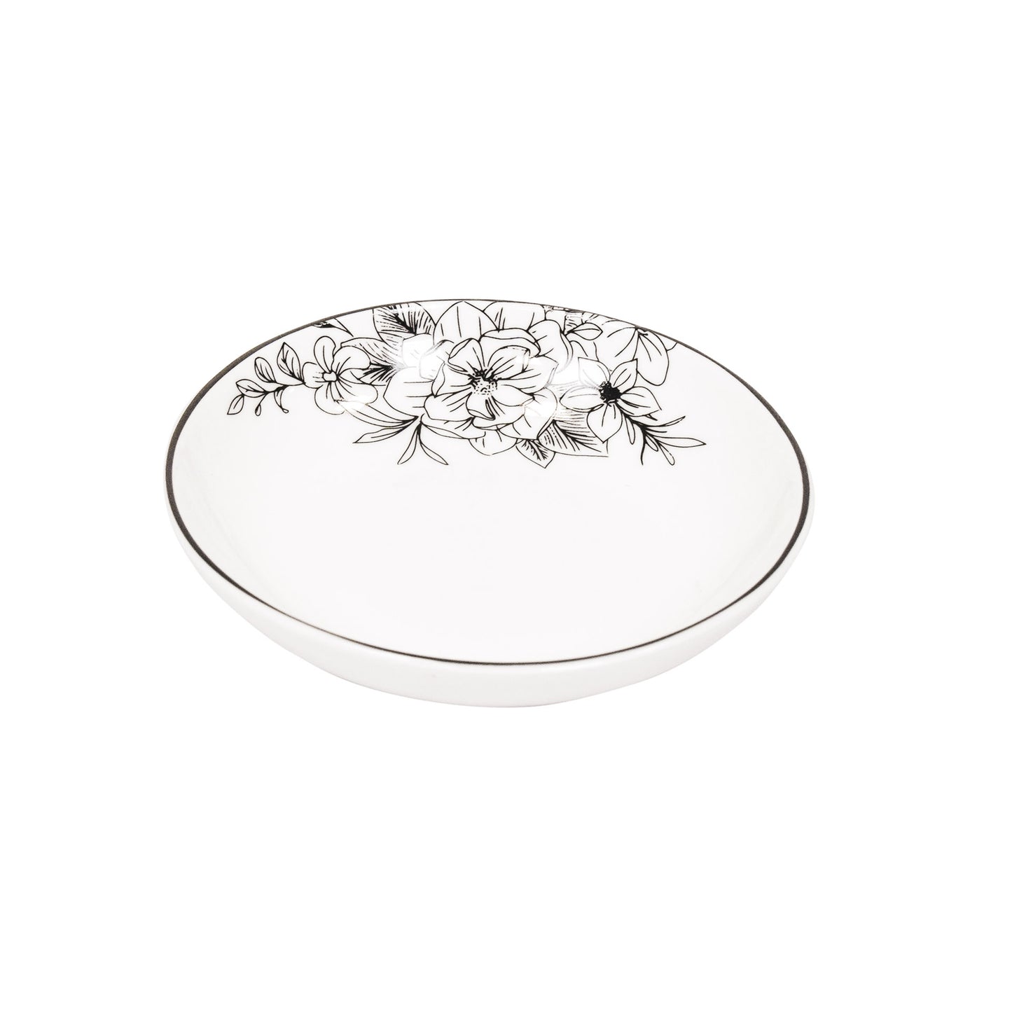 Snack Plate - Les Fleurs - Newbone China - 9,5x9,5x2cm