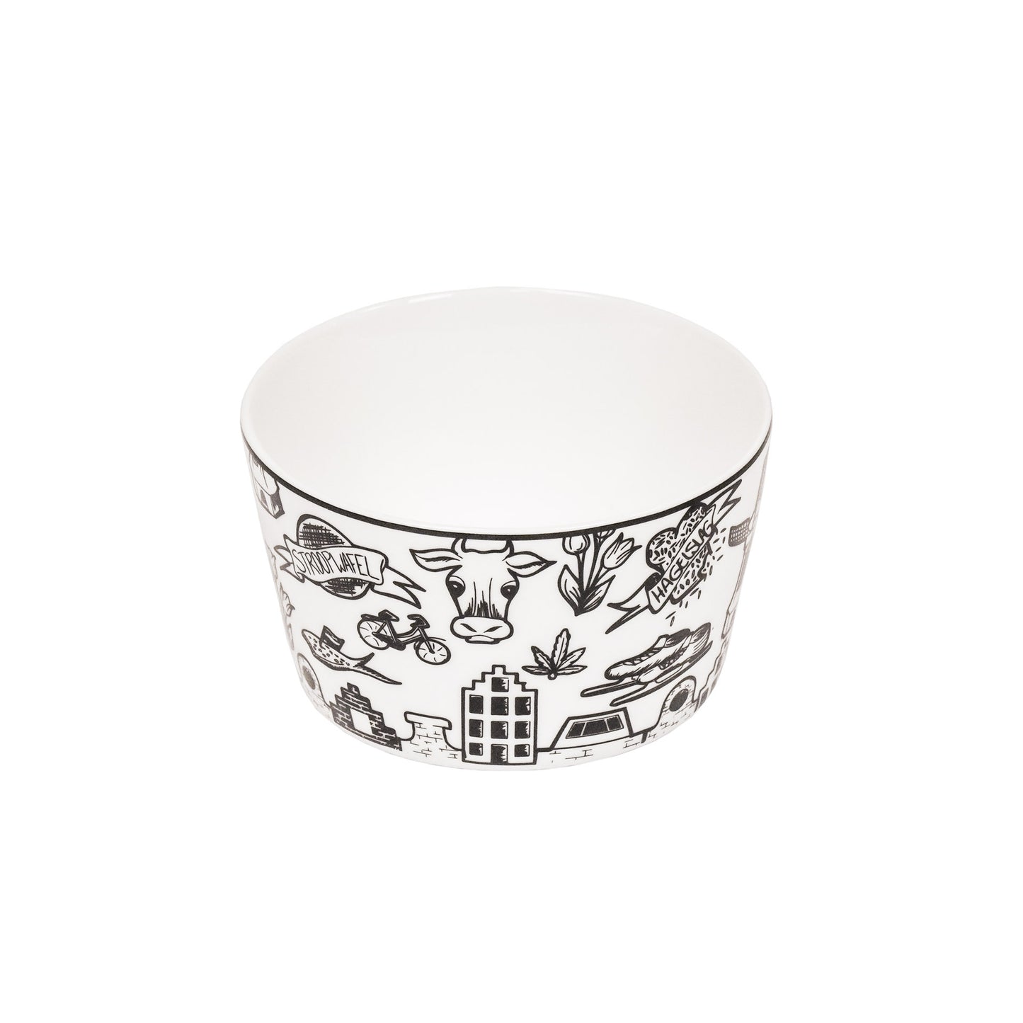 Bowl - Dutch Black - Newbone China - 9x9x5cm