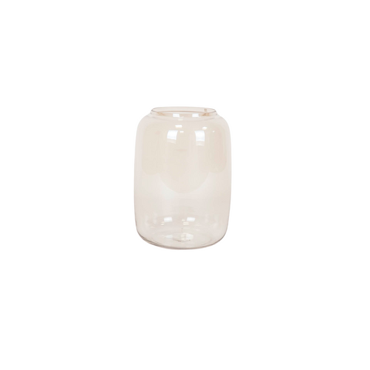 Vase - Big - Glass - Brown - 25x35cm