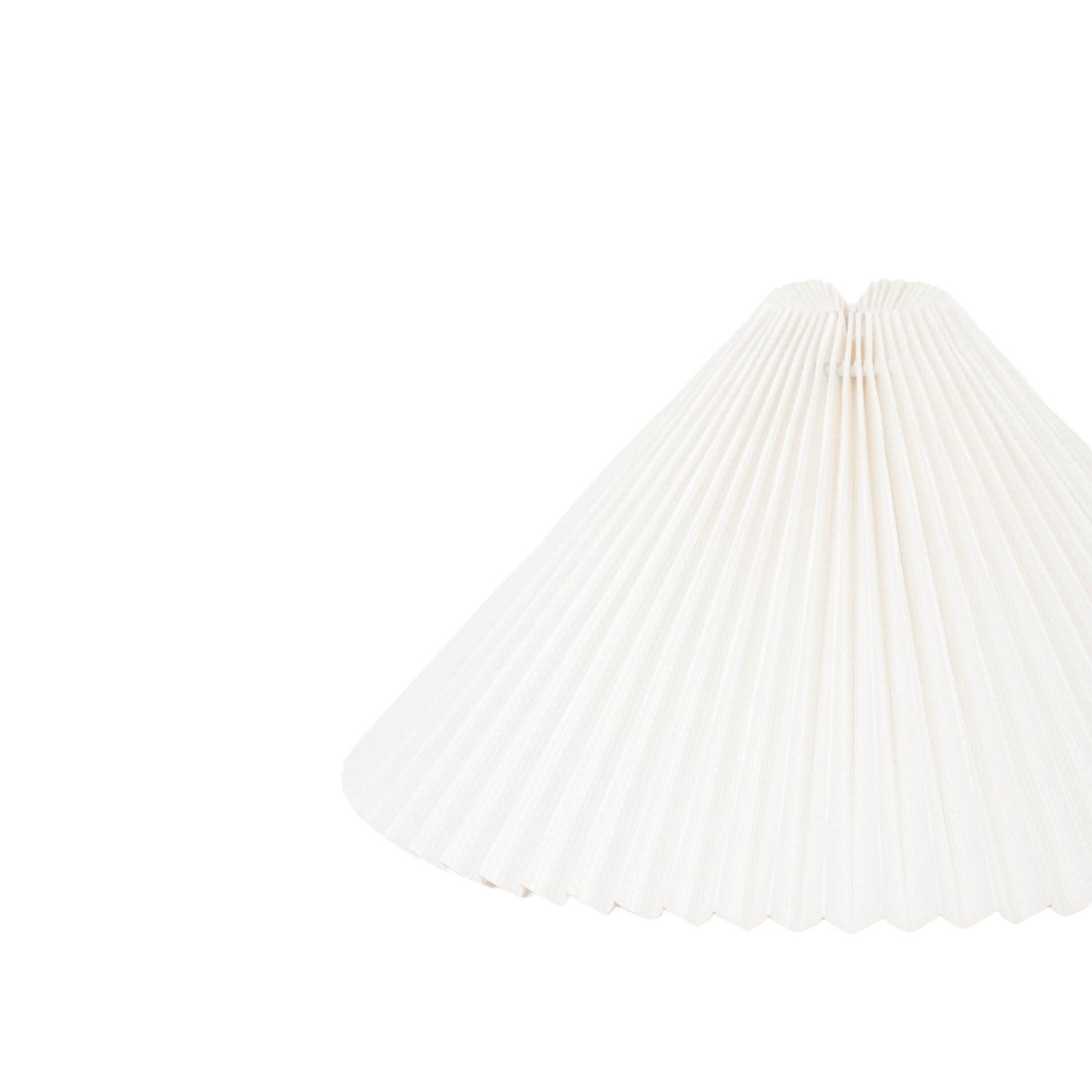 Lampshade - Pleated - Polyester - White - 6x29,5x18cm