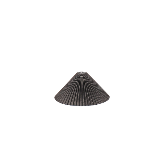 Lampshade - Pleated - Polyester - Black - 6x29,5x18cm