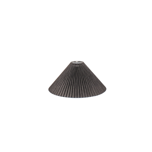 Lampshade - Pleated - Polyester - Black - 8x35x21cm