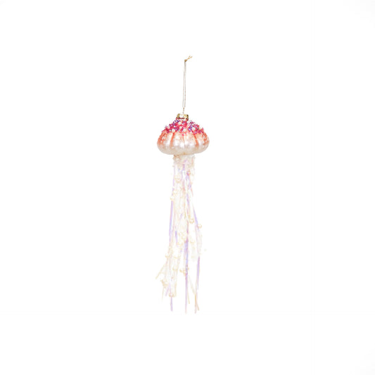 Xmas Hanger - Jellyfish - Glass - 7x25cm