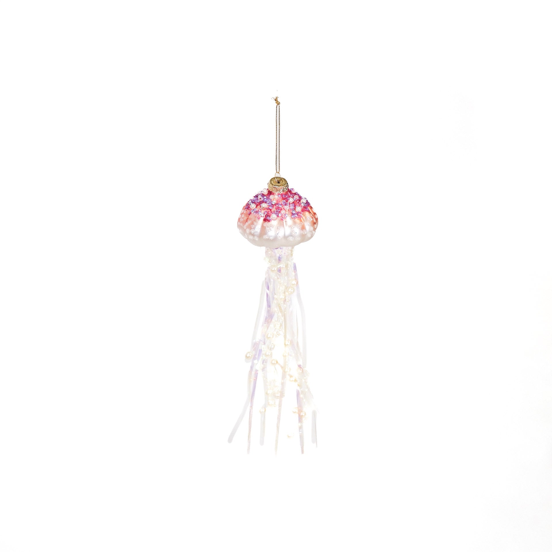 Xmas Hanger - Jellyfish - Glass - 7x25cm