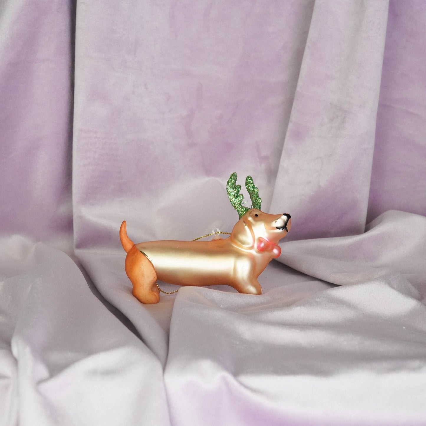 Xmas Hanger - Tackle - Glass - 10x4,5x8,5cm