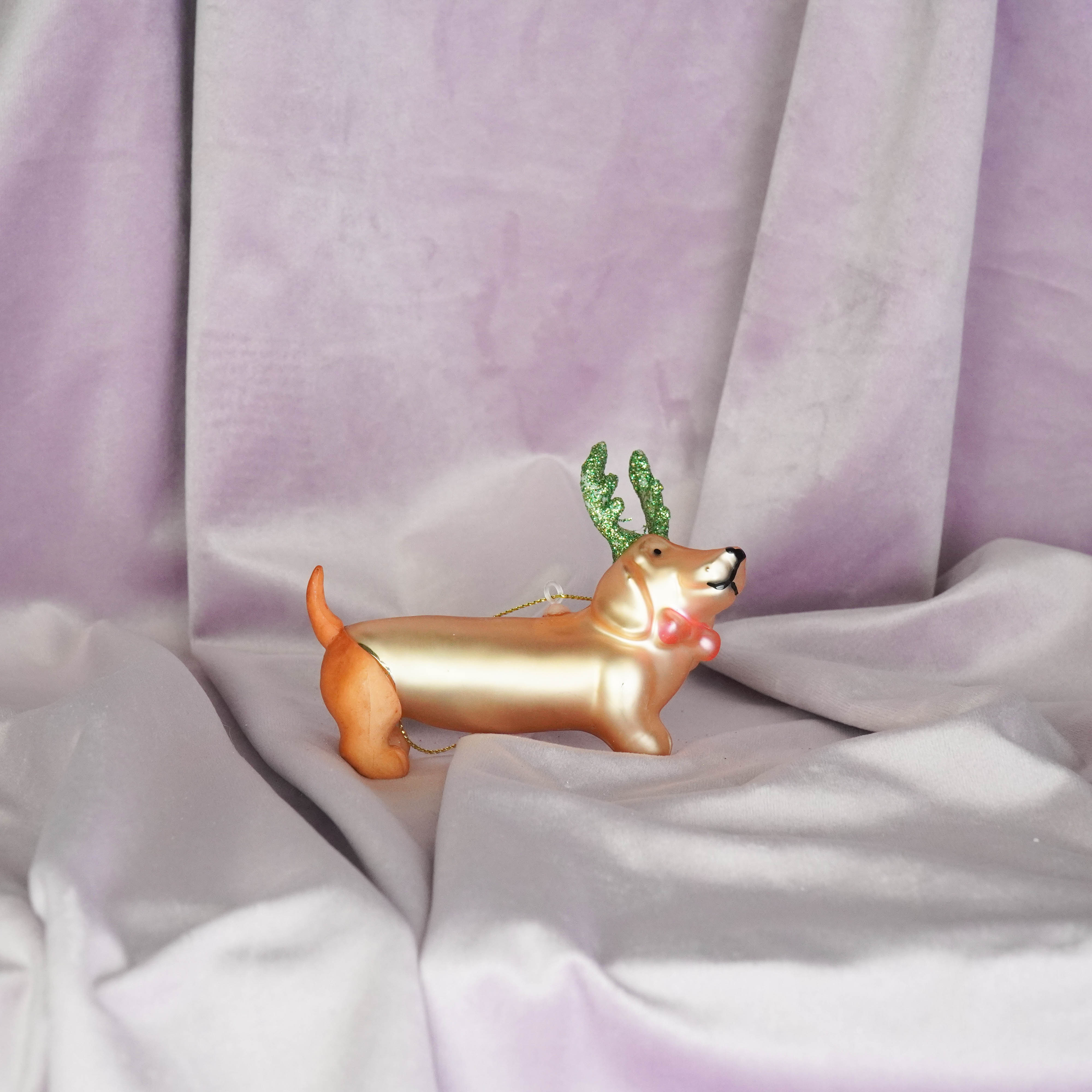Xmas Hanger - Tackle - Glass - 10x4,5x8,5cm