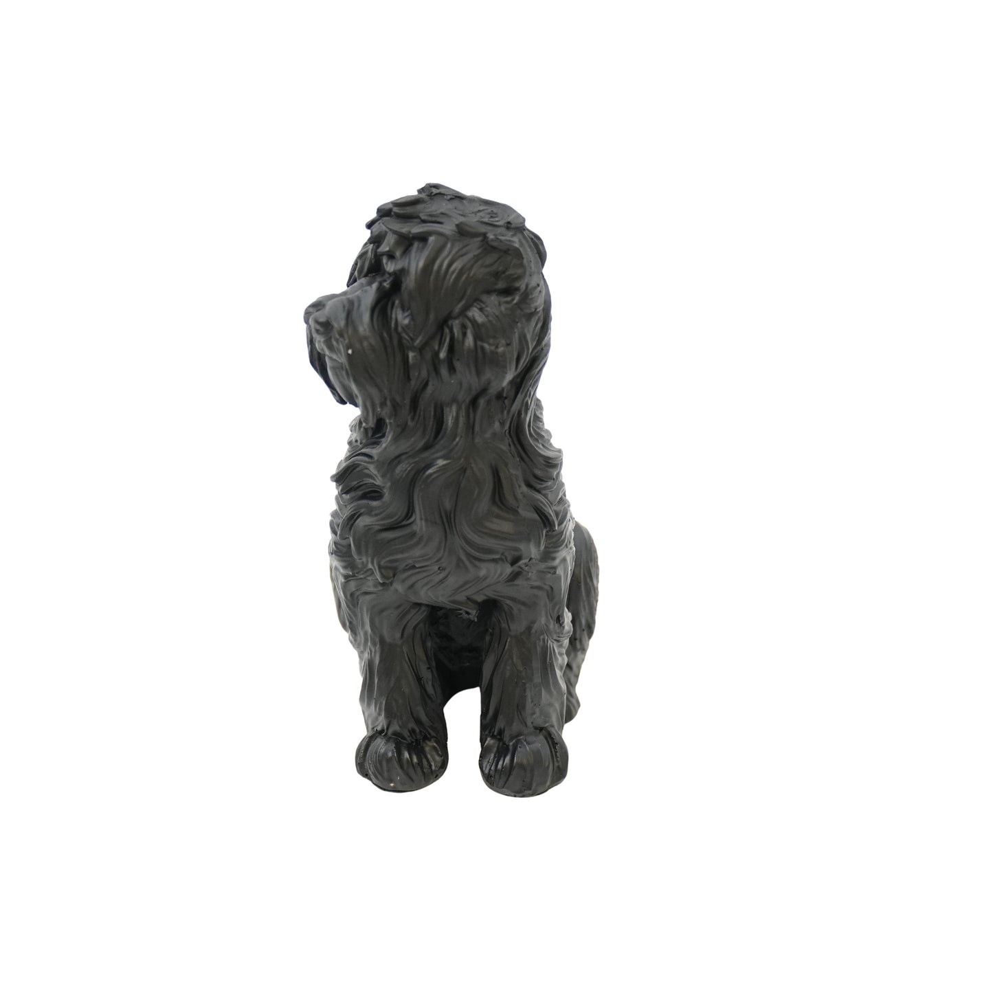 Ornament - Labradoodle - Polyresin - Black - 10,5x5x9cm