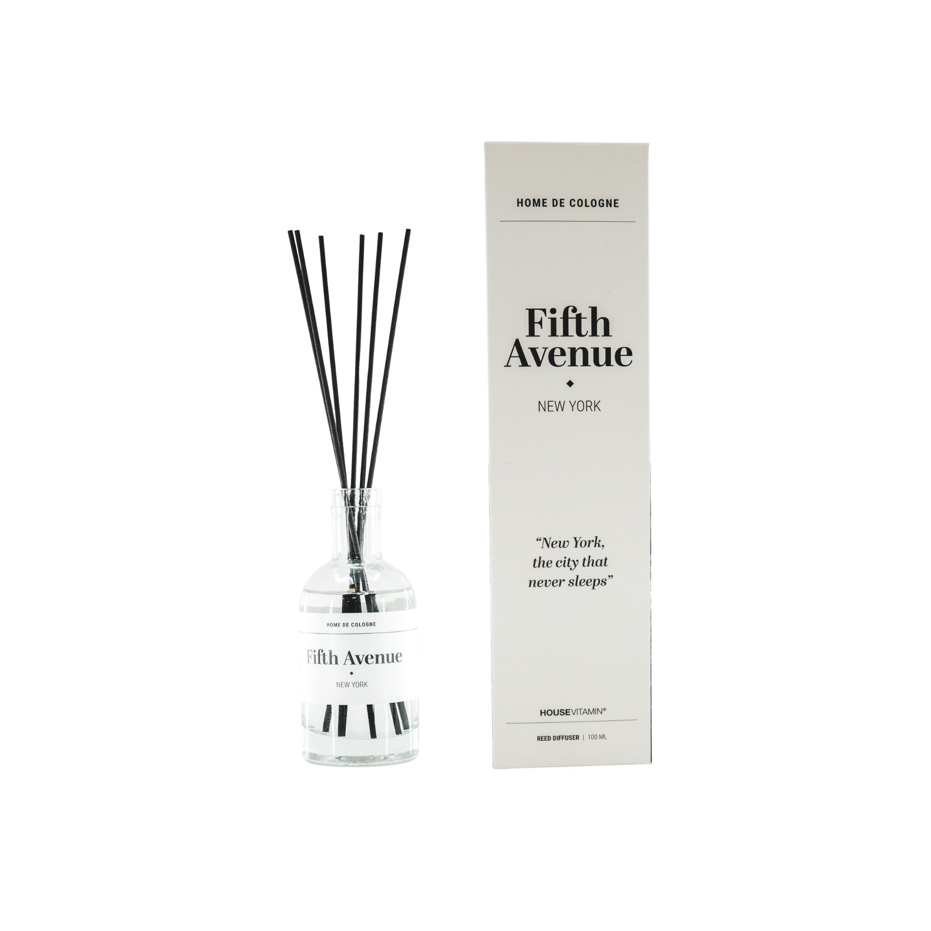 Reed Diffuser - Fifth Avenue New York - Wood fragrance -100ml