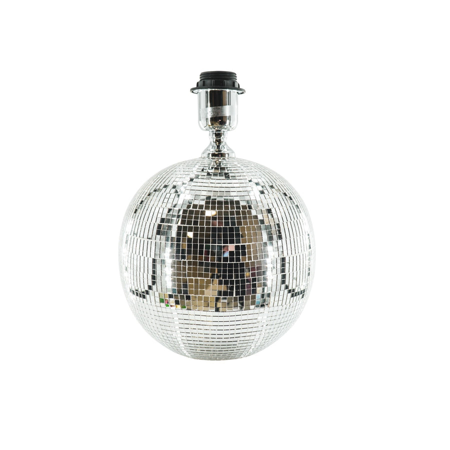 Lamp - Table Lamp Disco ball - Glass - Silver - 20x20x20cm