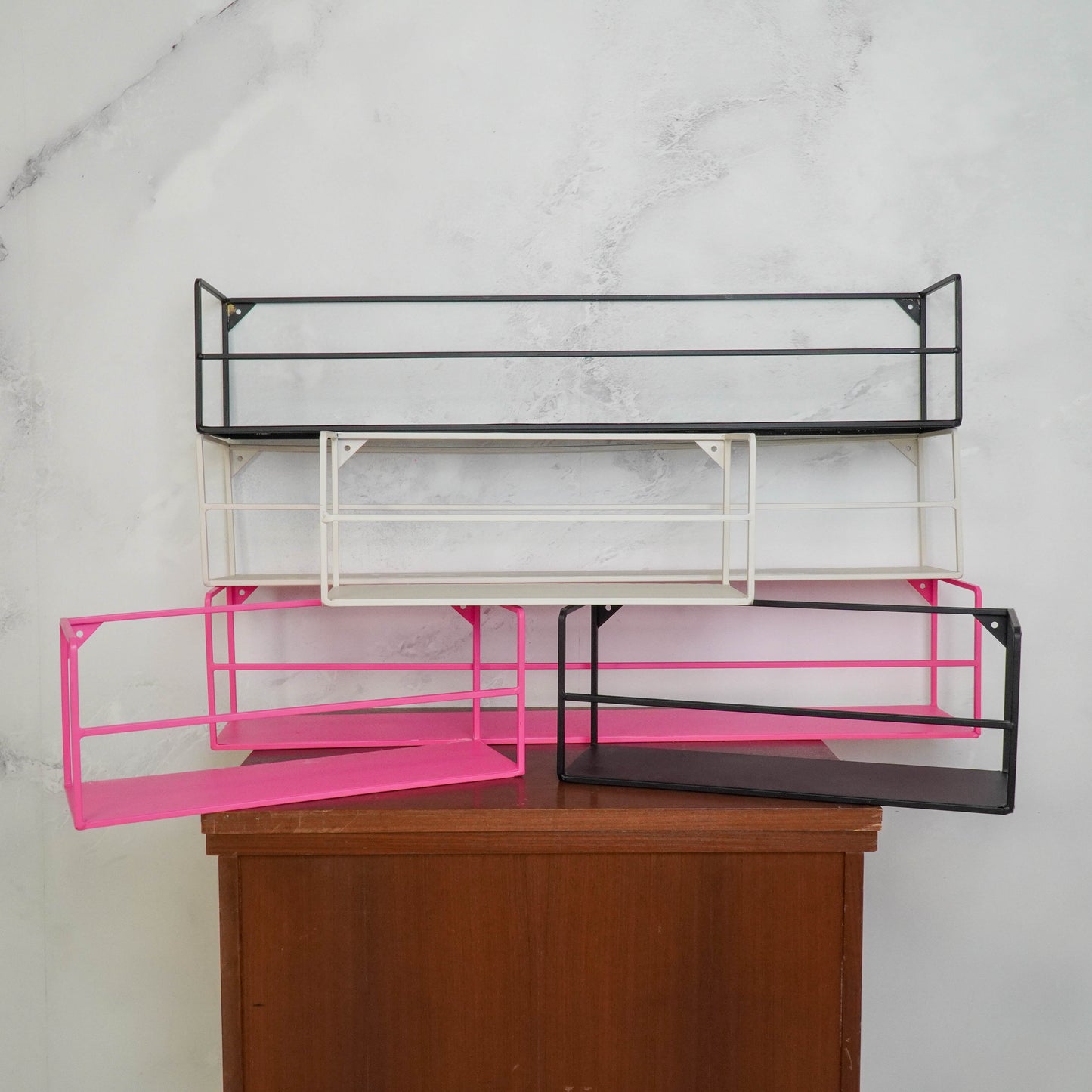 Wall Shelves - Metal - Sand - S2 - 40x14x16 | 80x14x16cm