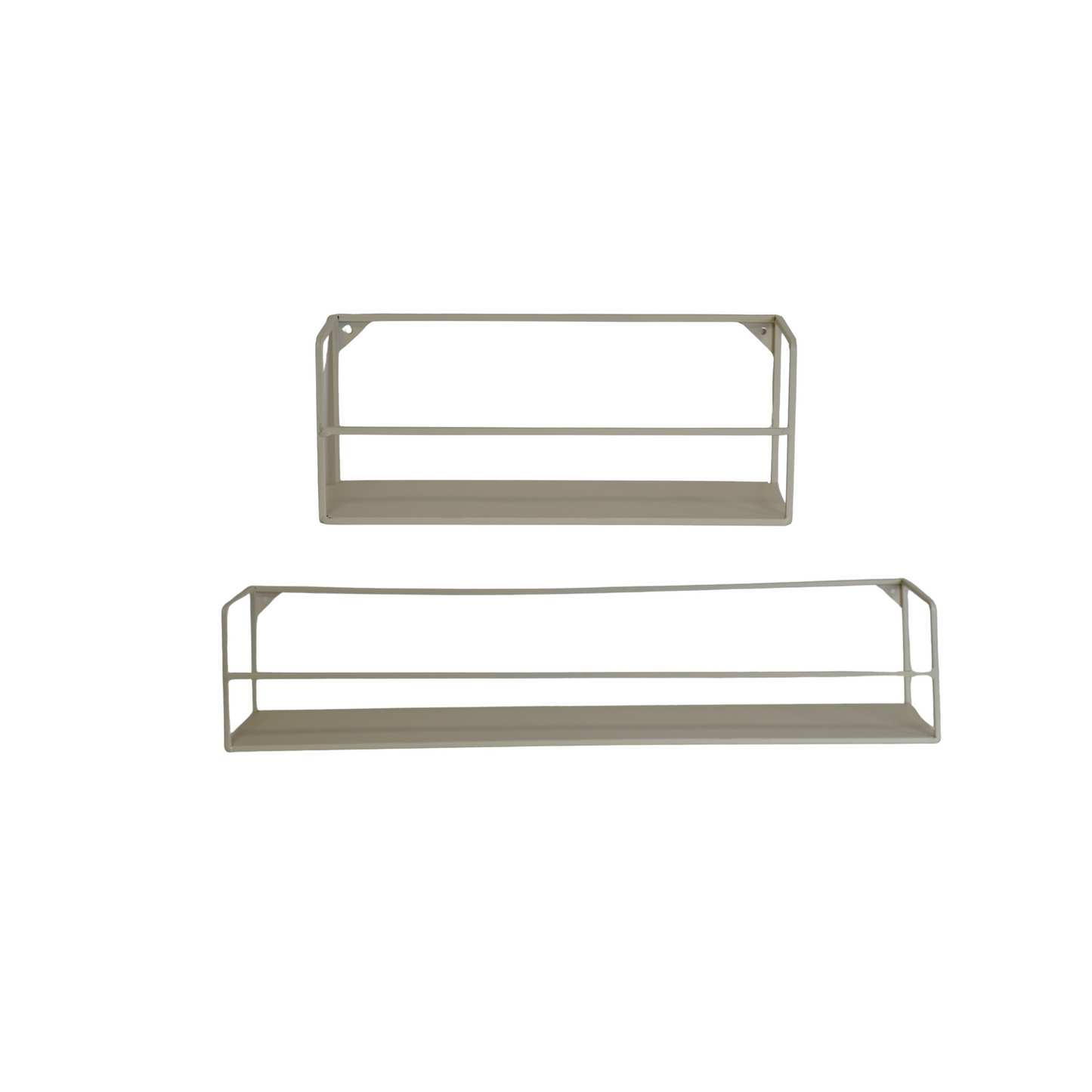 Wall Shelves - Metal - Sand - S2 - 40x14x16 | 80x14x16cm