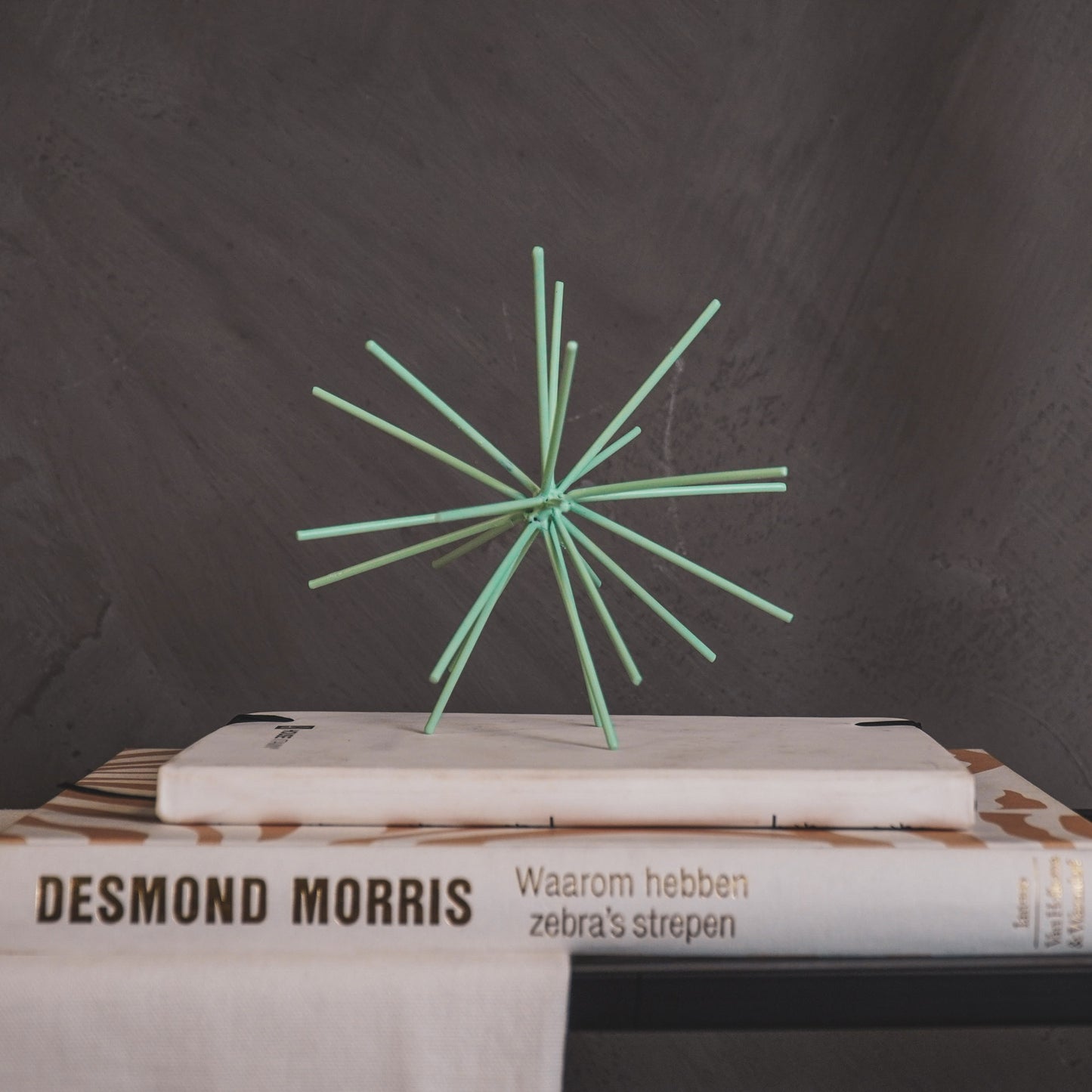 Ornament - Fireworks - Metal - Mint Green - 25x25x25cm