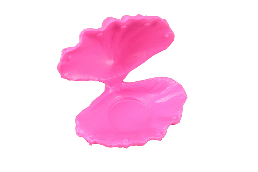 Ornament - Shell/Oyster - Polyresin - Pink - 12,5x11,5x12cm