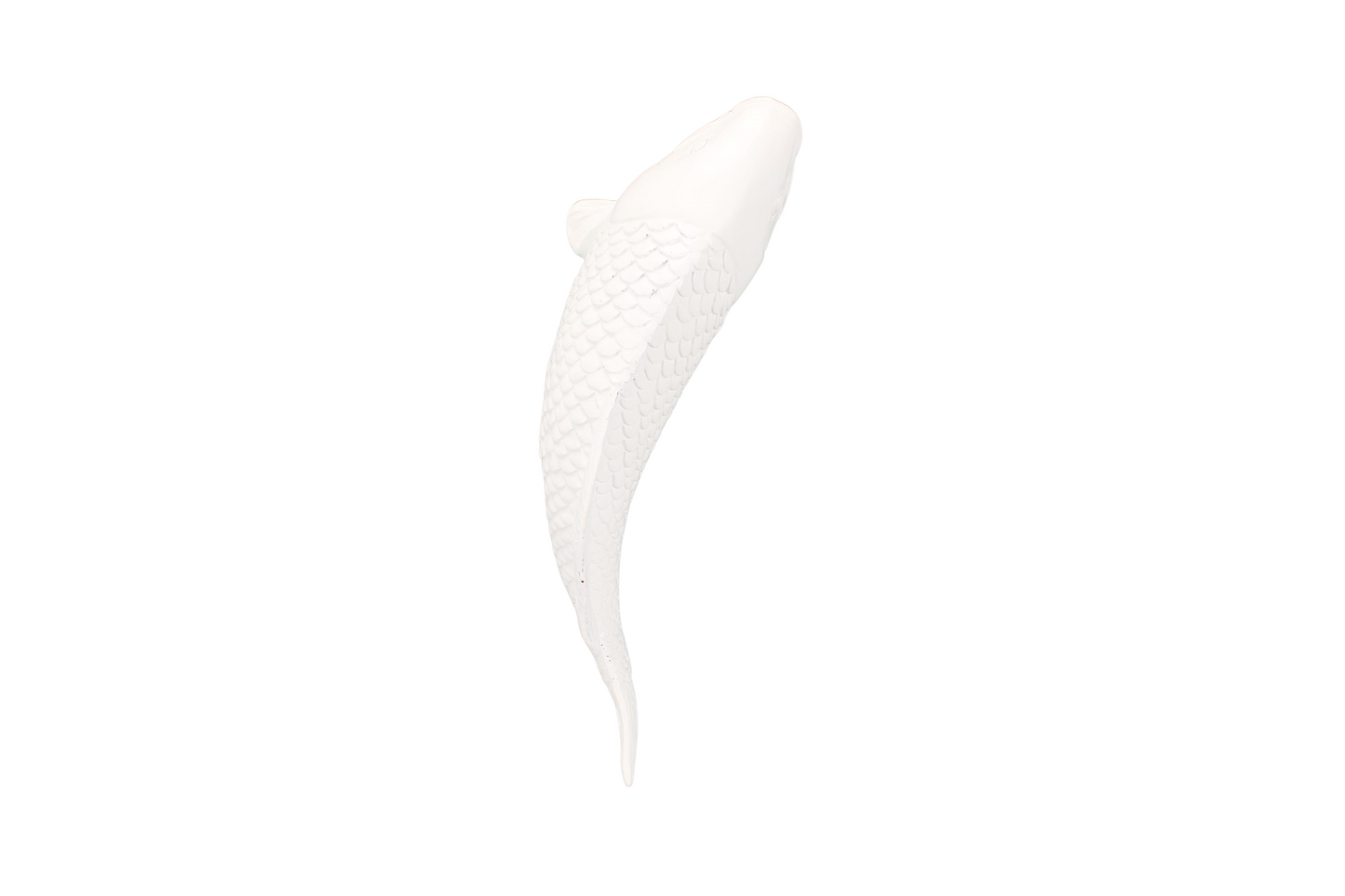 Ornament - Fish - Hanging - Polyresin - White  - 24x10x7cm