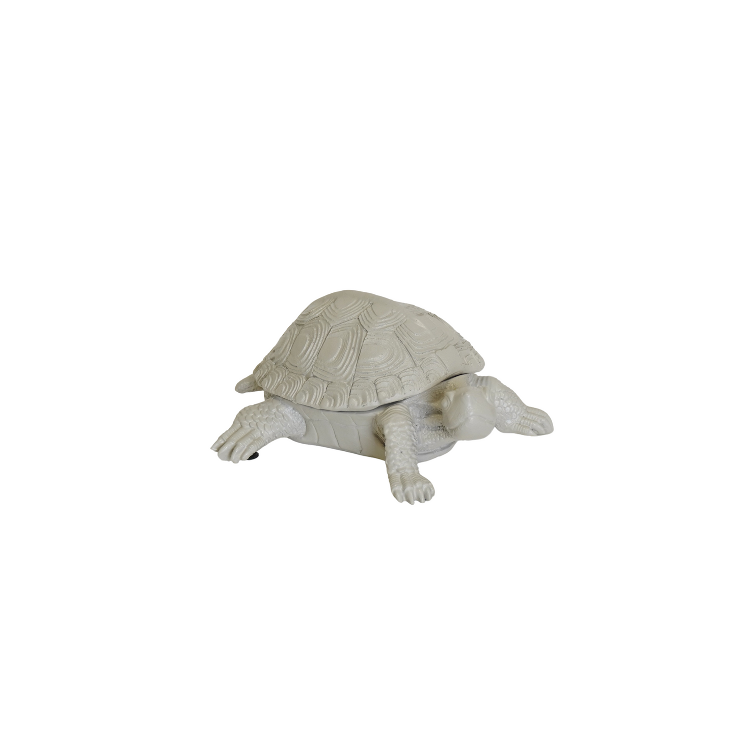 Turtle Box - Polyresin - Sand - 15.5x13.5x7.5cm