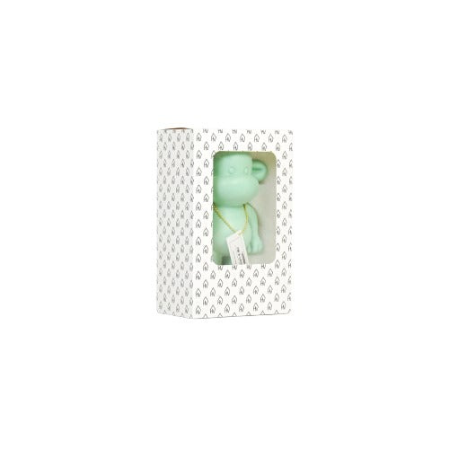 Ornament - Monkey Figurine 'The Legend' - Polyresin - Mintgreen  - 11x7x19cm
