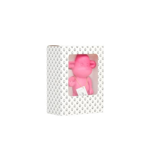 Ornament - Hang Loose Monkey Figurine 'The Legend'  - Pink - 11x7x19cm