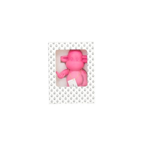 Ornament - Hang Loose Monkey Figurine 'The Legend'  - Pink - 11x7x19cm