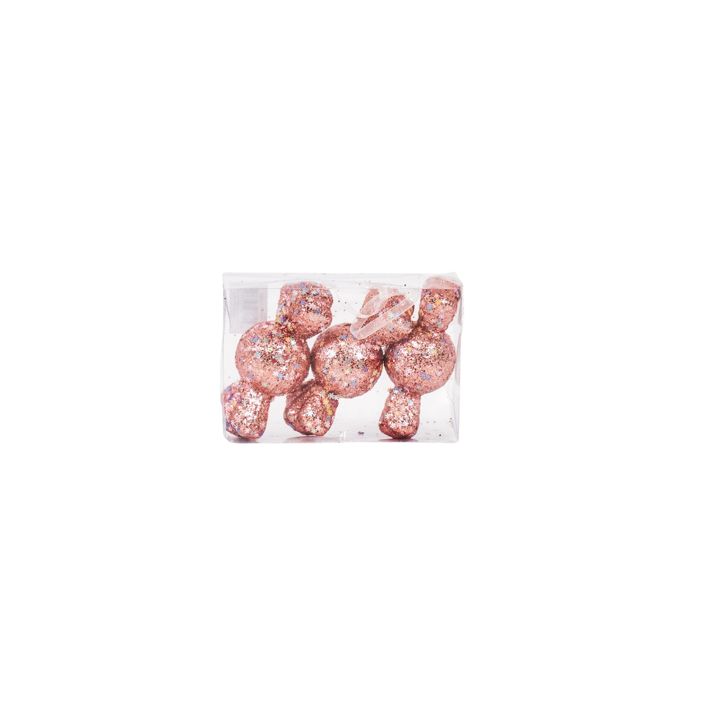 Xmas Hangers- 3 Toffee Candy  Foam-Pink/ Disco Dip- S3-6x13c