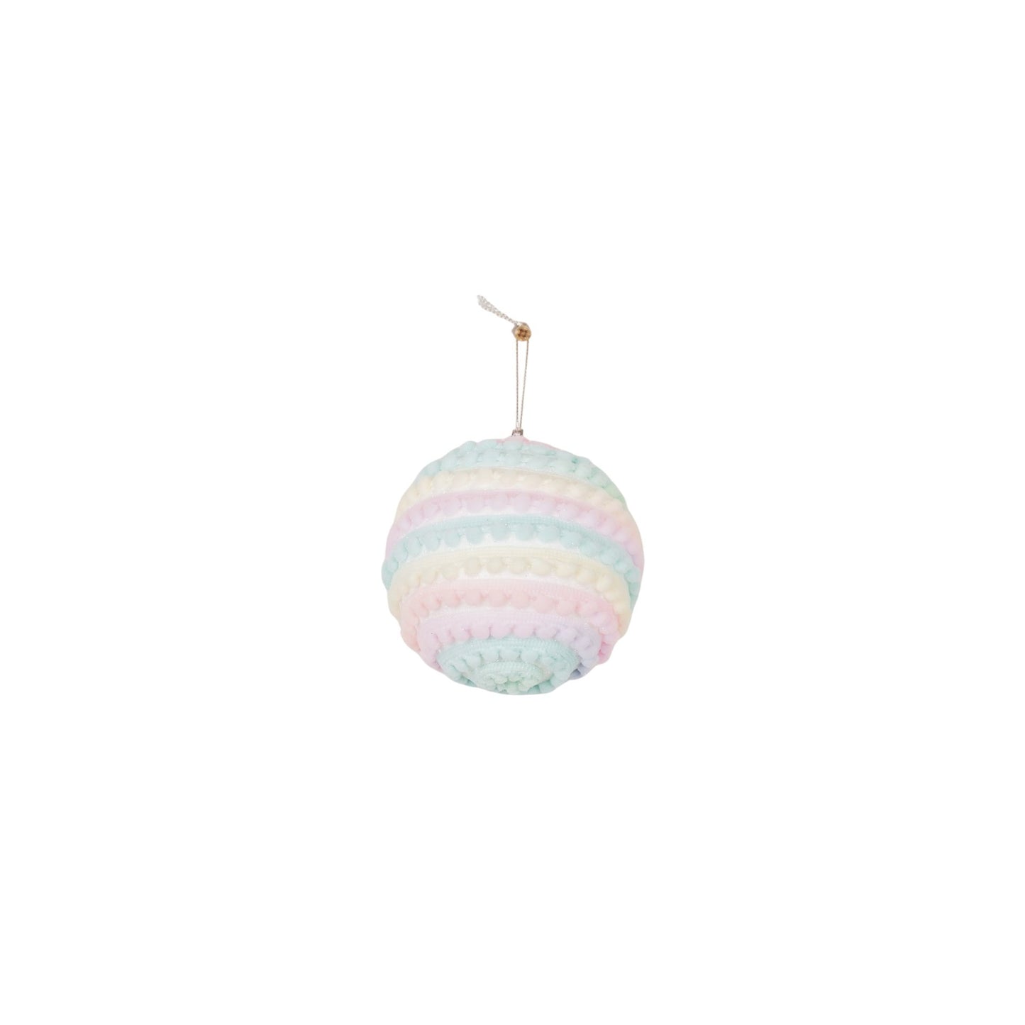 Xmas Hangers- Xmas Balls- Foam- Unicorn Colours-S3- 8cm